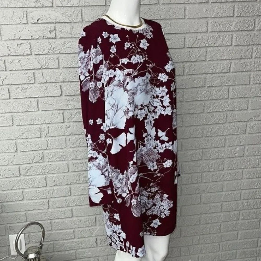 BCBG MaxAzria Floral Layered Dress Size M